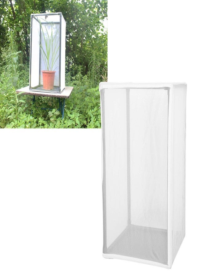 Topyond Butterfly Habitat Cage, Large 30 Inch Monarch Insect Mesh Cage with Zipper, Outdoor Collapsible Insect Mesh Cage for Breeding Observation Protection - Image 1